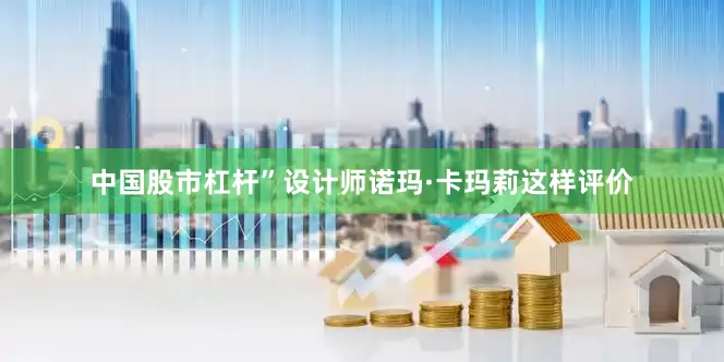 中国股市杠杆”设计师诺玛·卡玛莉这样评价