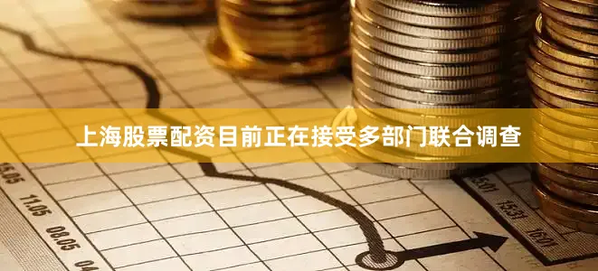 上海股票配资目前正在接受多部门联合调查
