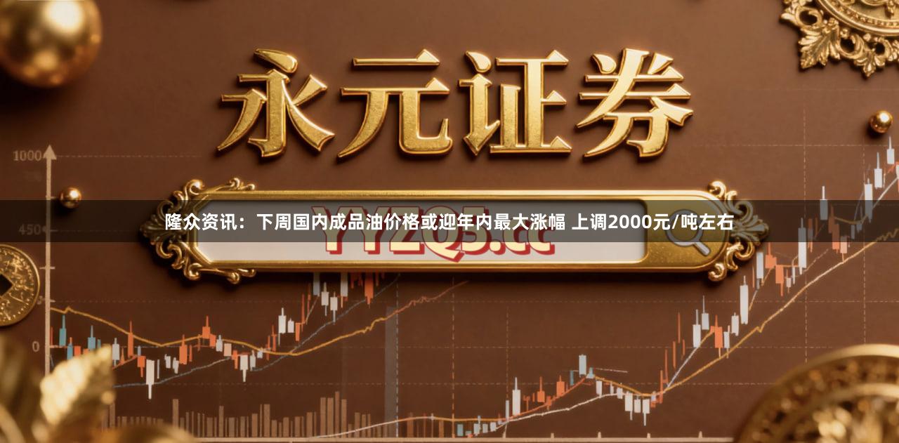 隆众资讯：下周国内成品油价格或迎年内最大涨幅 上调2000元/吨左右