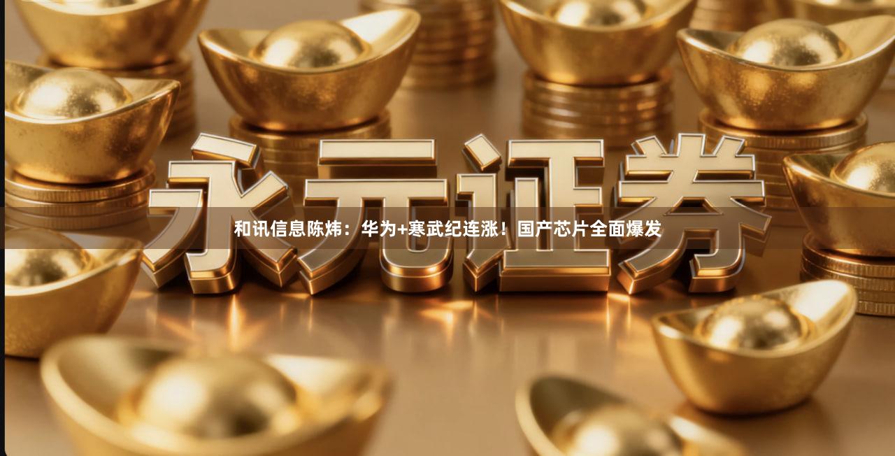 和讯信息陈炜：华为+寒武纪连涨！国产芯片全面爆发