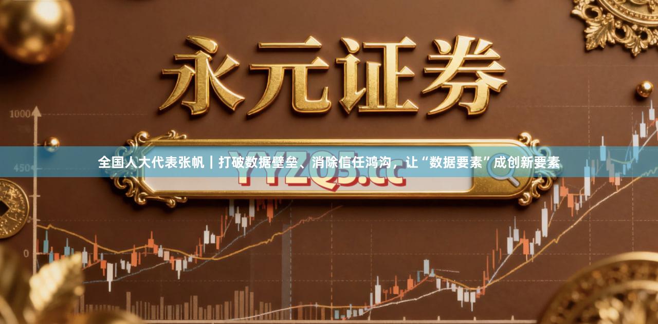 全国人大代表张帆｜打破数据壁垒、消除信任鸿沟，让“数据要素”成创新要素
