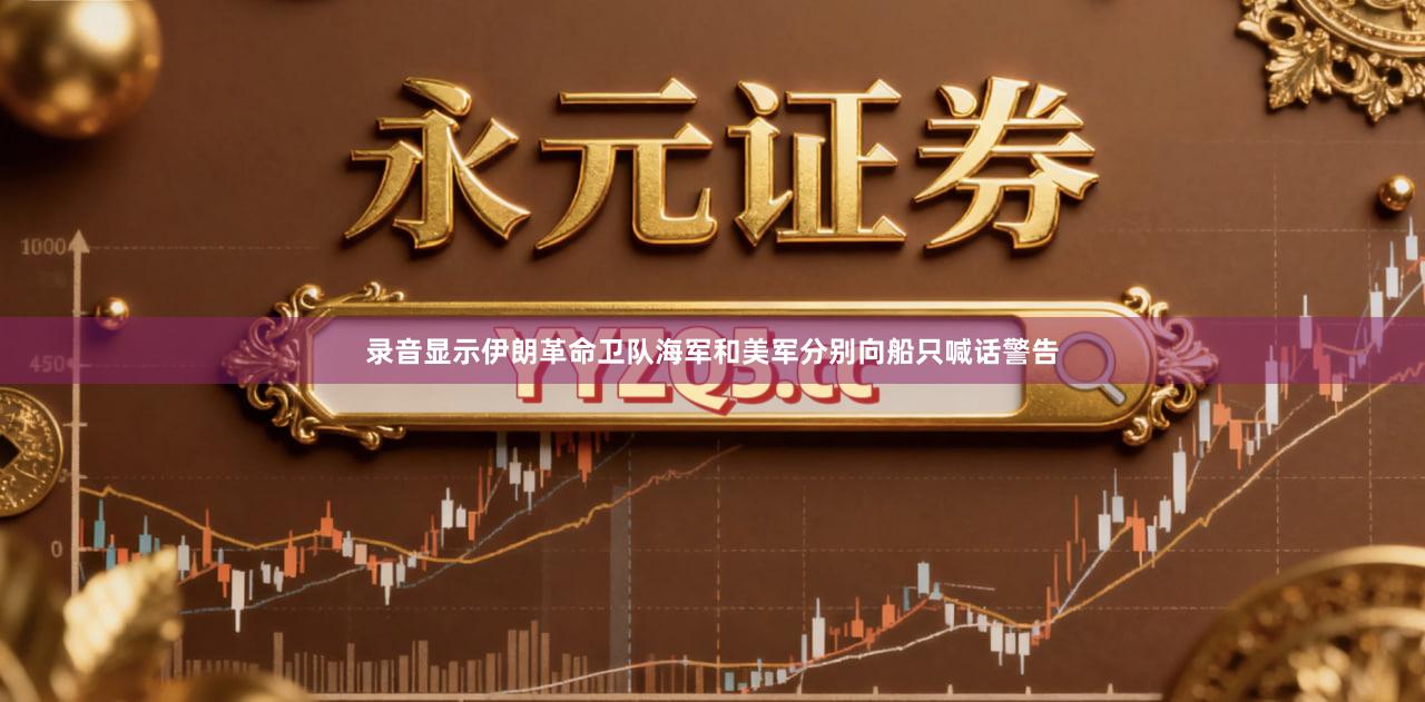 录音显示伊朗革命卫队海军和美军分别向船只喊话警告