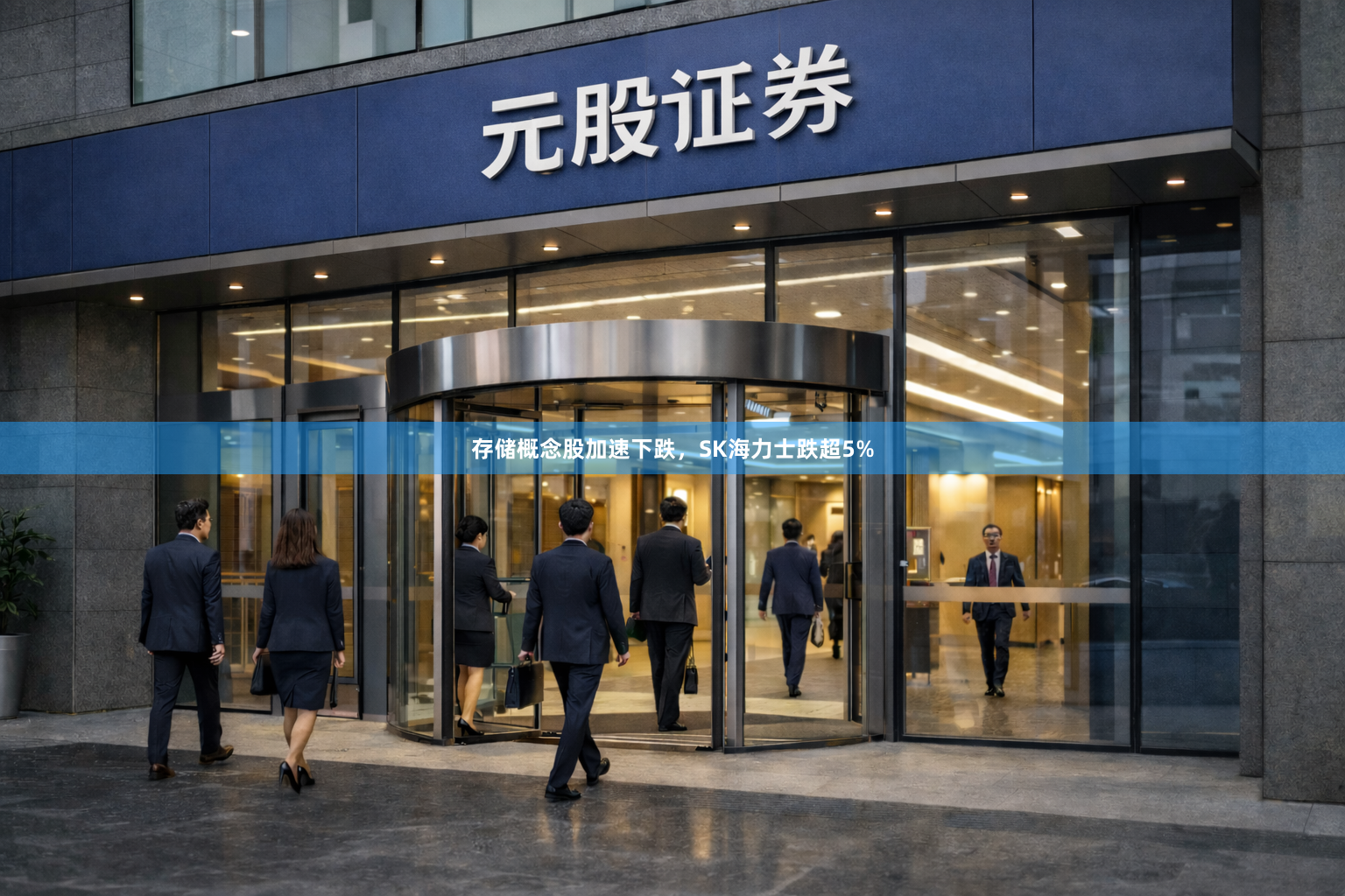 存储概念股加速下跌，SK海力士跌超5%
